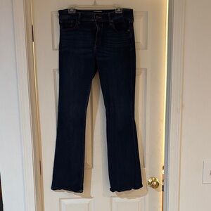 Express Women's Midnight Blue Boot Cut Jeans